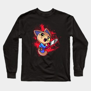 Chainsaw Cat Long Sleeve T-Shirt